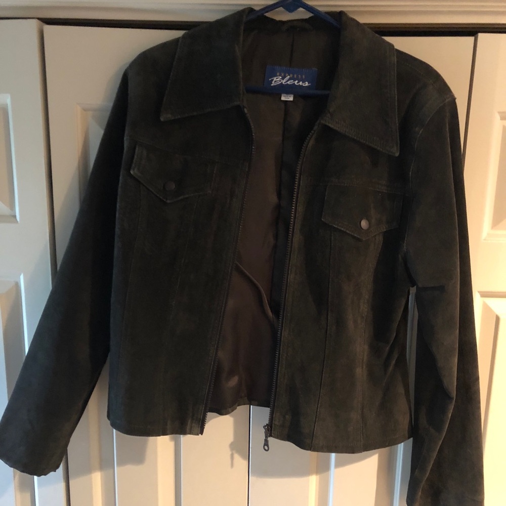 Express Brown Leather/suede Jacket